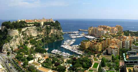 Blick auf Monaco