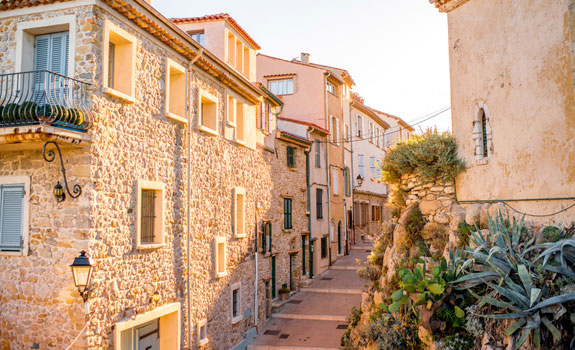 Altstadt von Antibes Bild der Altstadt von Antibes