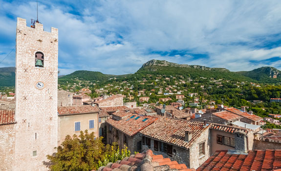 Blick über Vence