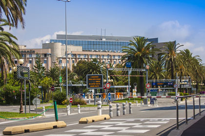 Flughafen in Nizza
