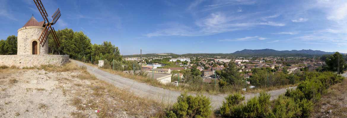 Blick über Gardanne Blick über Gardanne