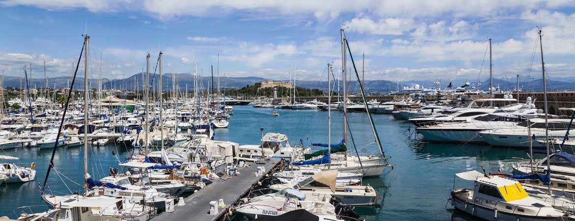 Hafen von Antibes Bild vom Hafen von Antibes