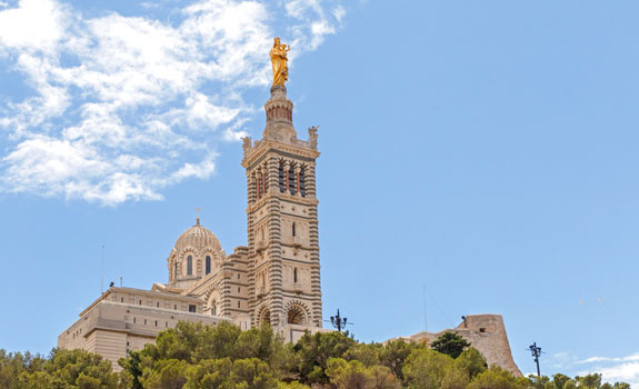 Bild der Notre Dame de la Garde