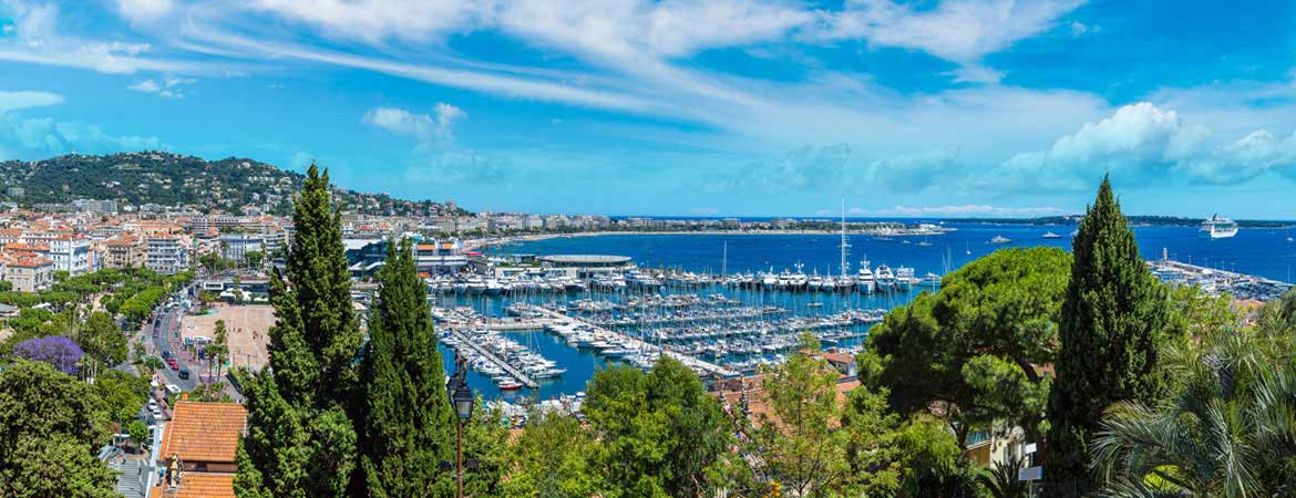 Panorama von Cannes