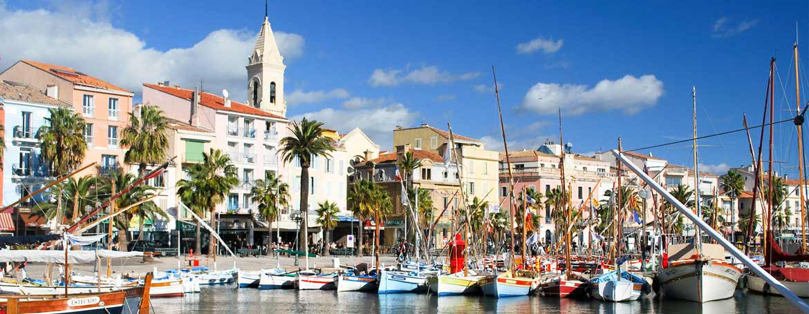 Blick auf Sanary-sur-Mer Blick auf Sanary-sur-Mer