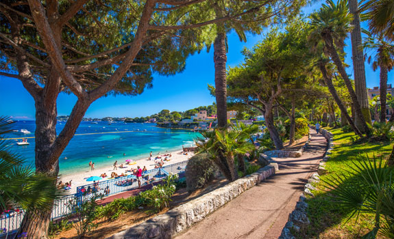 Bild der Strandpromenade von Beaulieu sur Mer