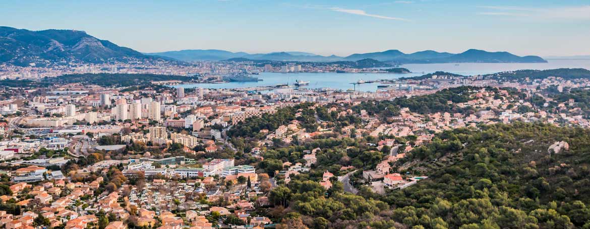 Blick über Toulon Blick über Toulon