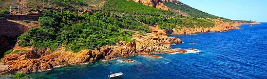 Côte d’Azur Ruhige Orte